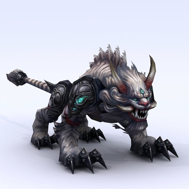 Low poly 3D Monster – Luwu 3D Model