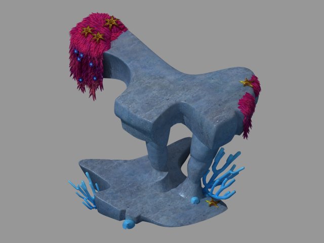 Mermaid – Seating 02 3D Model