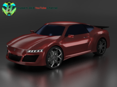 Sport Car 4 3D Model
