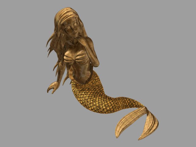 Disney main city – Mermaid 066 3D Model