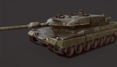 Leopard 2A6 Free 3D Model