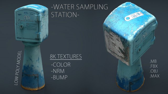 WATER SAMPLING STATION 3D Model