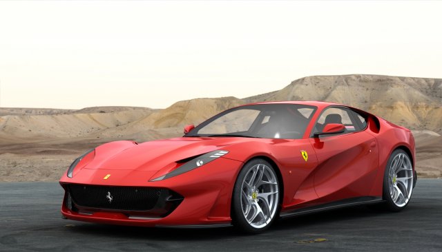 Ferrari 812 Superfast 2018 3D Model