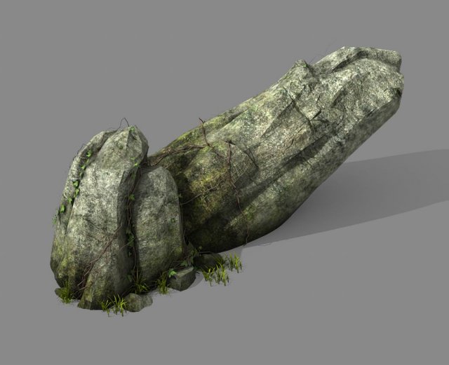 Explore the mountains – Rock 017 3D Model