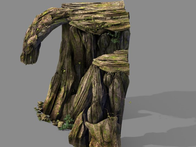 Explore the mountains – rocks 19 3D Model