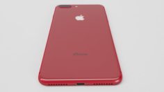 Apple iPhone 8 Plus Product Red – Element 3D 3D Model