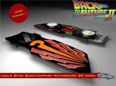 Leslie Spike OMalleys QuestionMark Hoverboard 3D Model