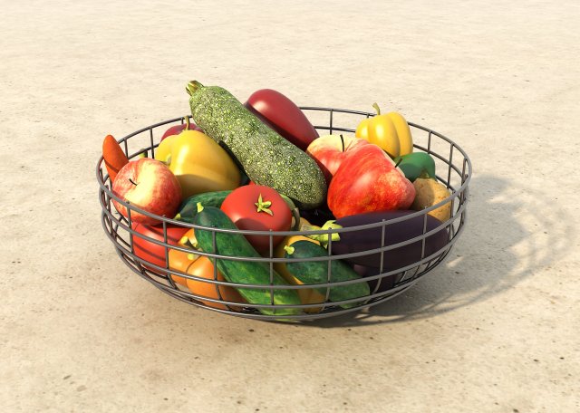 Vegetable Fruit 3D Model