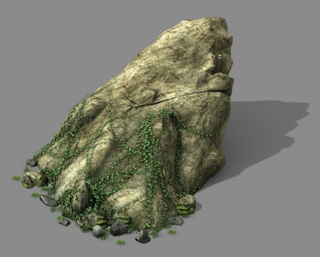 Explore the mountains – Rock 06 3D Model