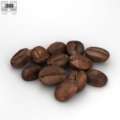 Coffee Beans 3D Model