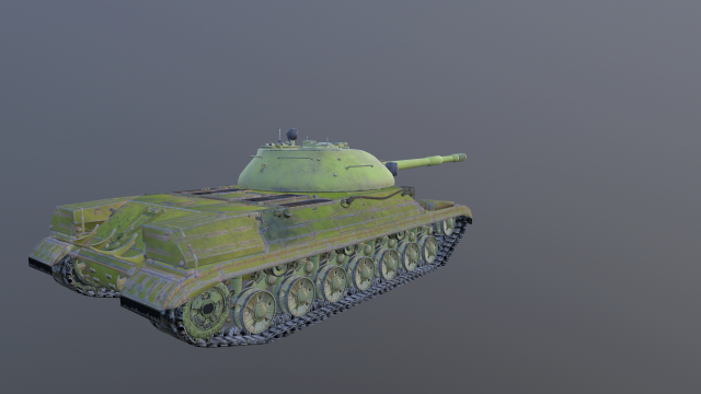 Soviet T-10 3D Model