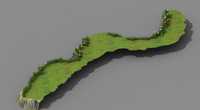 Explore the mountains – hillside – mountain road 3 3D Model