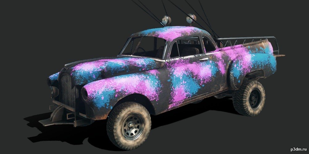 1951 Holden Coupe Utility (Intruder) 3D Model