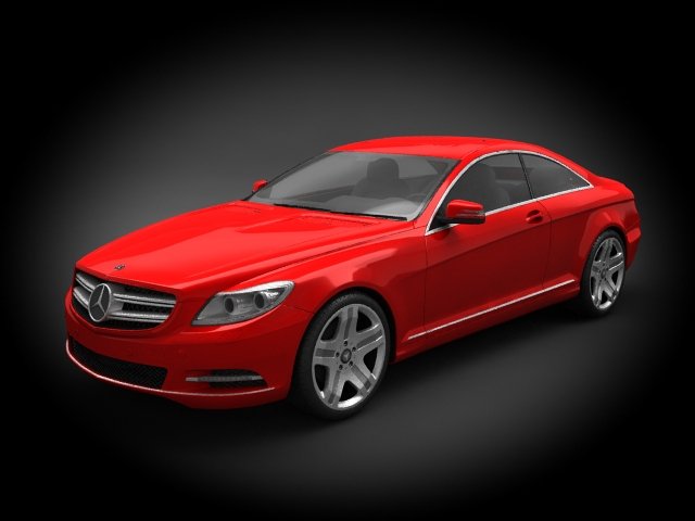 Mercedes-Benz CL-class 2012 3D Model