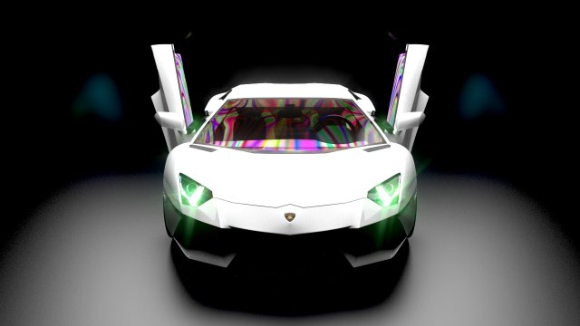 Lamborghini Aventador LP700-4 3D Model