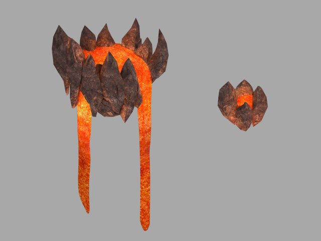 Lava Hell – Magma Pots 3D Model