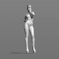 Sexy police 3D Model