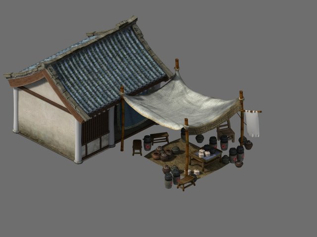 Journey to the West – drug stand 3D Model