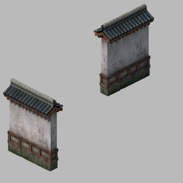 Courtyard – Wall 2703 3D Model