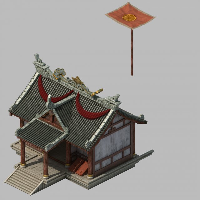 City – Building – Armor Shop 2701 3D Model