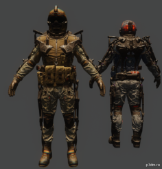 exo soldier 3D Model