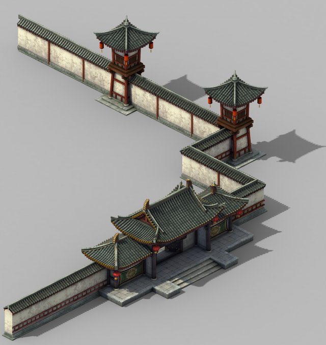 Chang an City – Barracks 11 3D Model