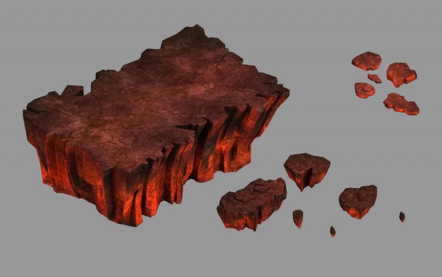 Lava Hell – Shitai – Ground 42 3D Model