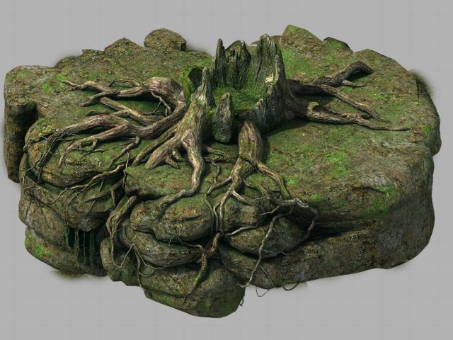 Hengshan Mountain – Dead Tree 02 3D Model