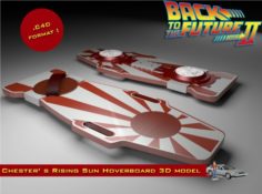 Chester Whitey Noguras Rising Sun Hoverboard 3D Model