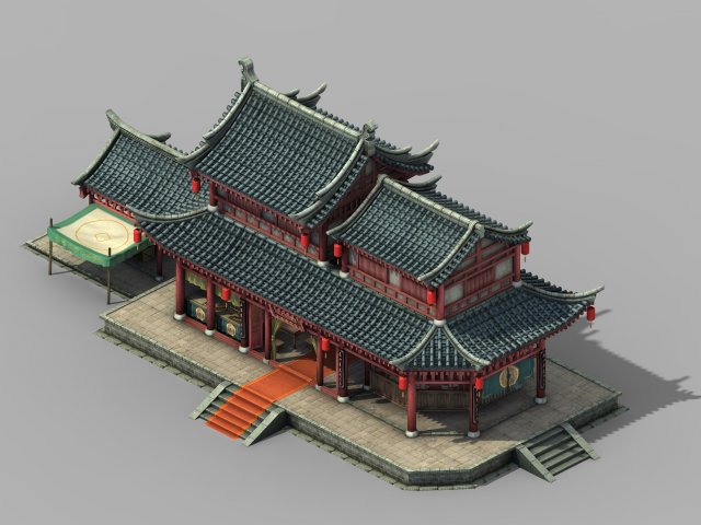 Kaifeng City – Bank of 01 3D Model