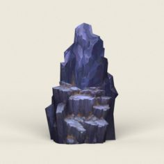 Low Poly Stone Rock 09 3D Model