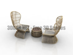 Formdecor Peacock Chair Table 3D Collection