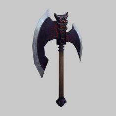 Low poly 3D games – Weapons – Axe 03 3D Model