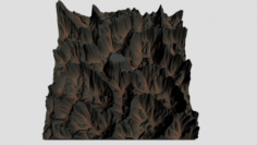 Middle union mountain 3D Model