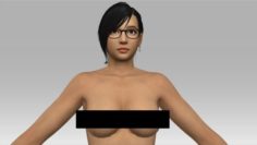 Choi Nude Model 3D Model