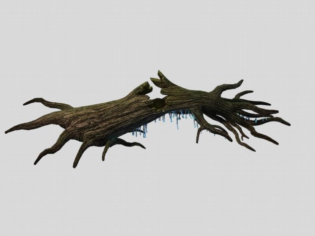 Crystal Swamp – Broken – Trunk 03 3D Model