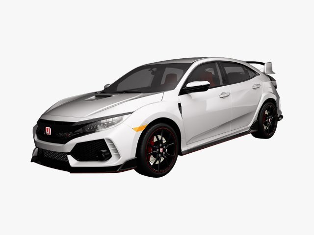 Honda Civic Type R 2018 3D Model