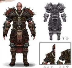 Armor Suit – Male 02 3D Model