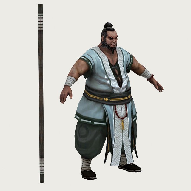 Low poly 3D characters-Tsing Yi Taoist 3D Model