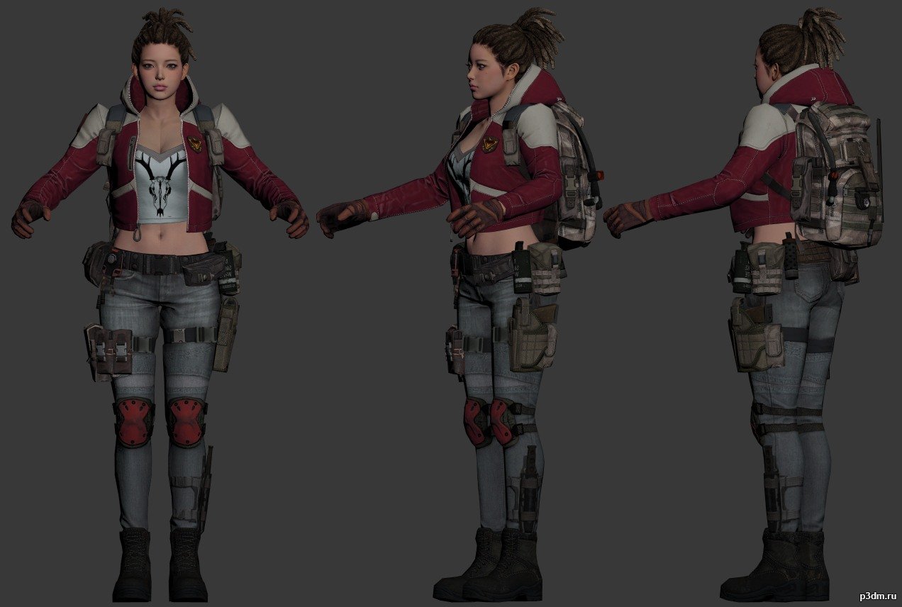 Elena B 2 3D Model