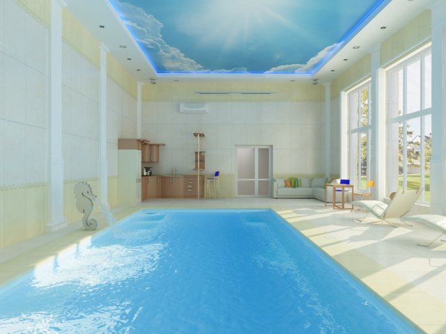 Pool interior 3D Model