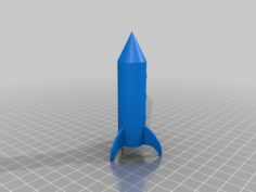 rocketship 3D Print Model