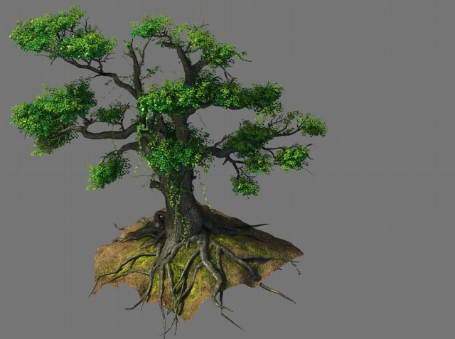 New Village – tree viewing 04 3D Model