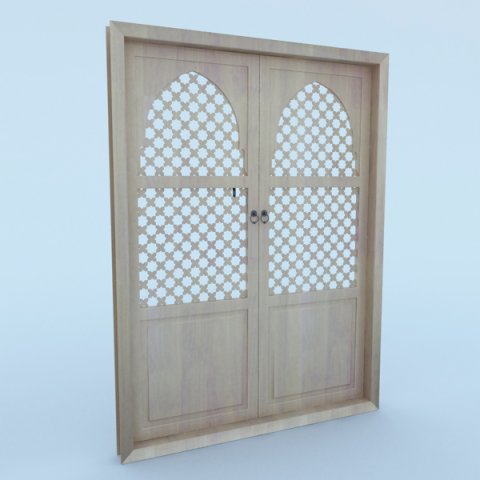 Moroccan Door 3D Model