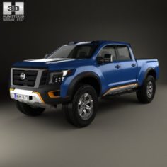 Nissan Titan Warrior 2016 3D Model