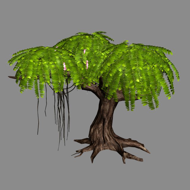 River Yangcheng – Huai Tree 01 3D Model