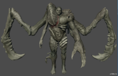 Parasite Tyrant 3D Model
