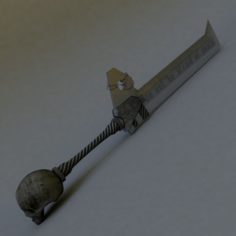 Two-handed sword of the dark assassin 3D Model