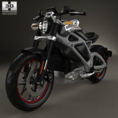 Harley-Davidson LiveWire 2014 3D Model