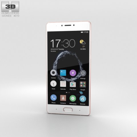 Gionee S8 Rose Gold 3D Model